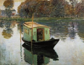 Claude Oscar Monet : The Studio Boat II